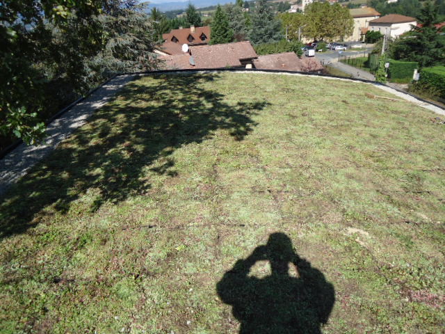 La maison écologique de St-Didier-de-Formans - Toiture pour maison passive